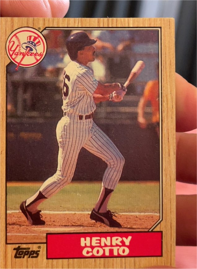 1987 Topps #174 Henry Cotto — front