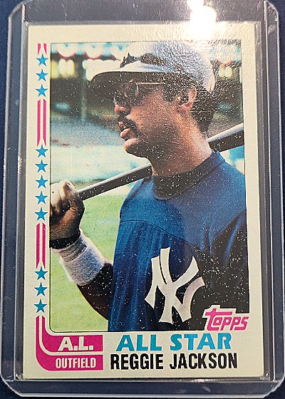 1982 Topps #551 Reggie Jackson — front