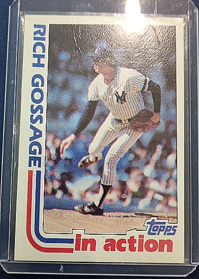1982 Topps #771 Rich Gossage In Action — front