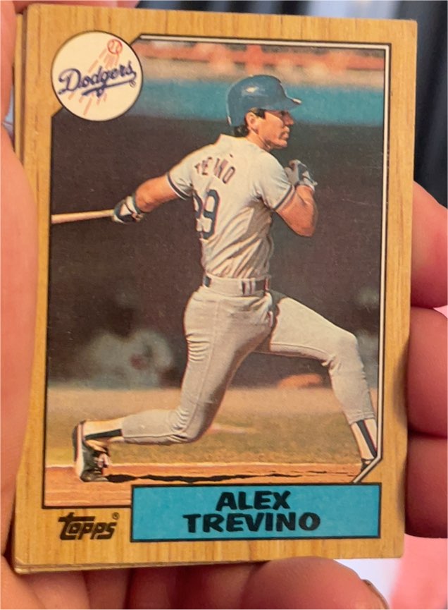 1987 Topps #173 Alex Trevino — front