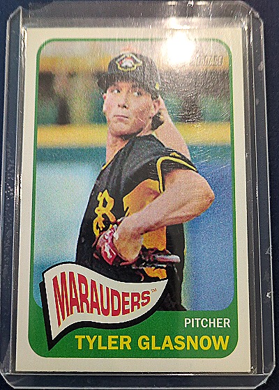 2014 Topps Heritage Minors #215 Tyler Glasnow — front
