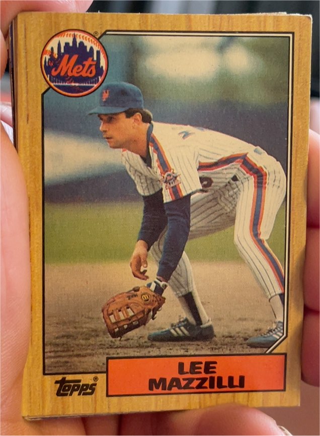 1987 Topps #198 Lee Mazzilli — front