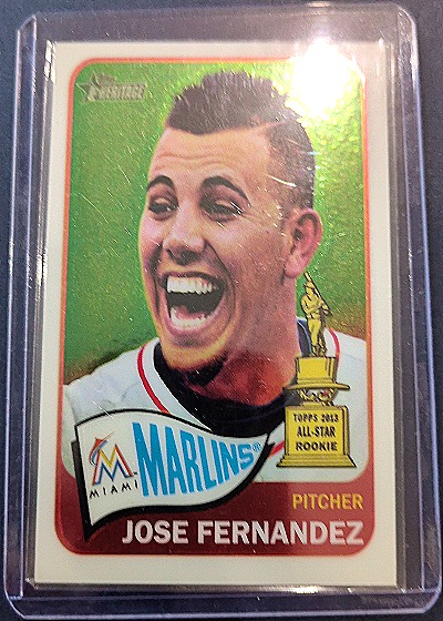 2014 Topps Heritage #439 Jose Fernandez — front
