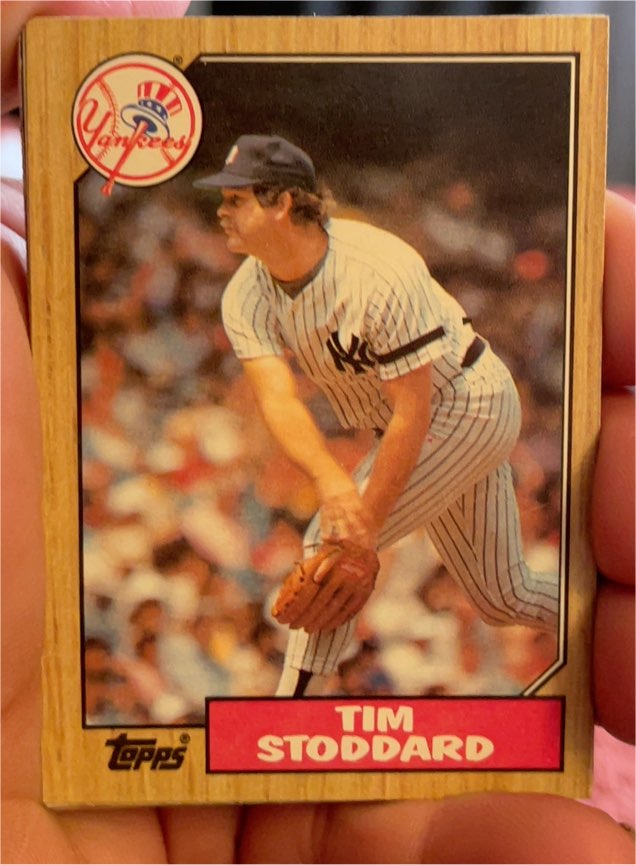 1987 Topps #788 Tim Stoddard — front
