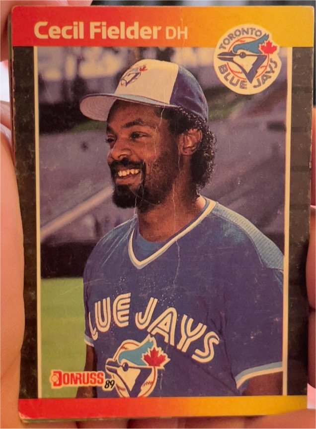 1989 Donruss #442 Cecil Fielder — front