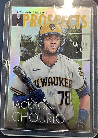 2023 Bowman Modern Prospects #MP-12 Jackson Chourio — front