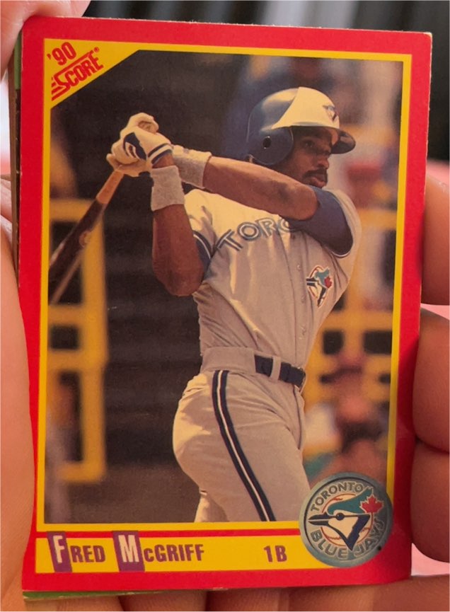 1990 Score #271 Fred McGriff — front