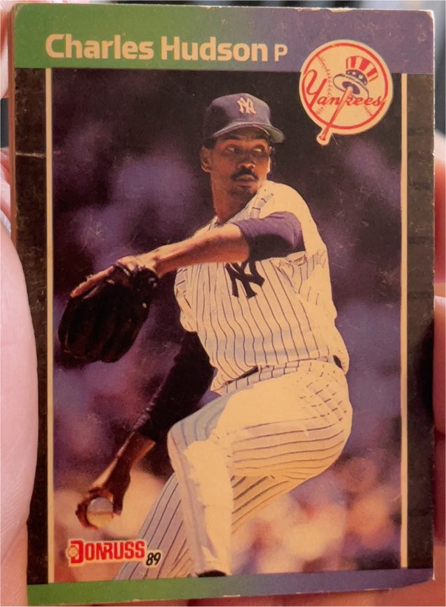 1989 Donruss #514 Charles Hudson — front