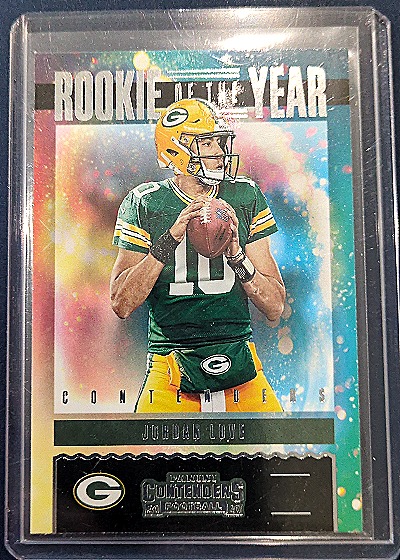 2020 Panini Contenders Rookie of the Year #RY-JLO Jordan Love — front