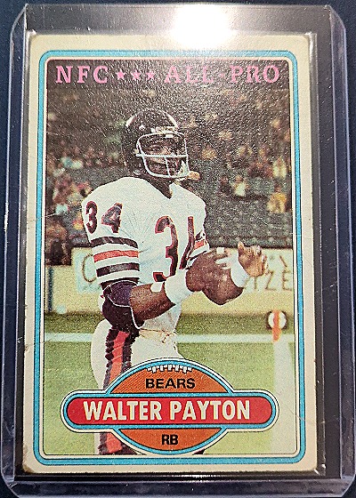1980 Topps #160 Walter Payton — front