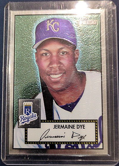 2001 Topps Heritage #192 Jermaine Dye — front