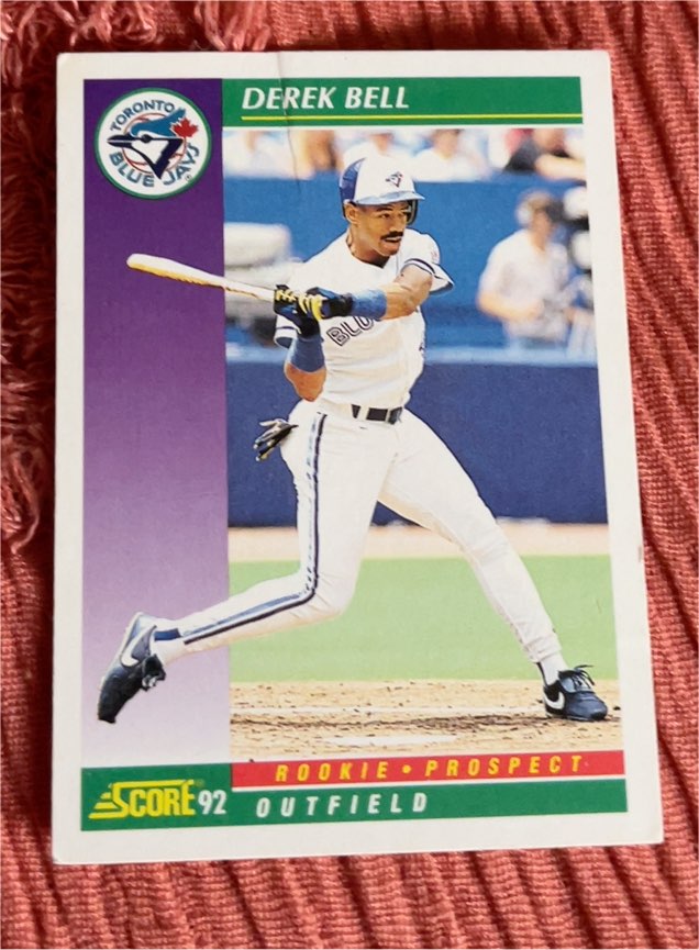 1992 Score #402 Derek Bell — front