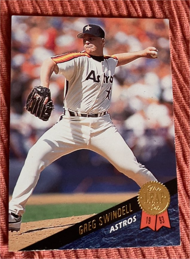 1993 Leaf #334 Greg Swindell — front