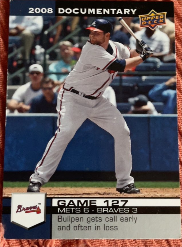 2008 Upper Deck Documentary #3639 Brian McCann — front