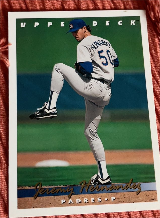 1993 Upper Deck #811 Jeremy Hernandez — front