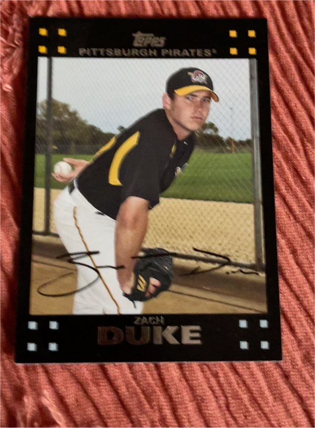 2007 Topps #164 Zach Duke Pittsburgh Pirates — front