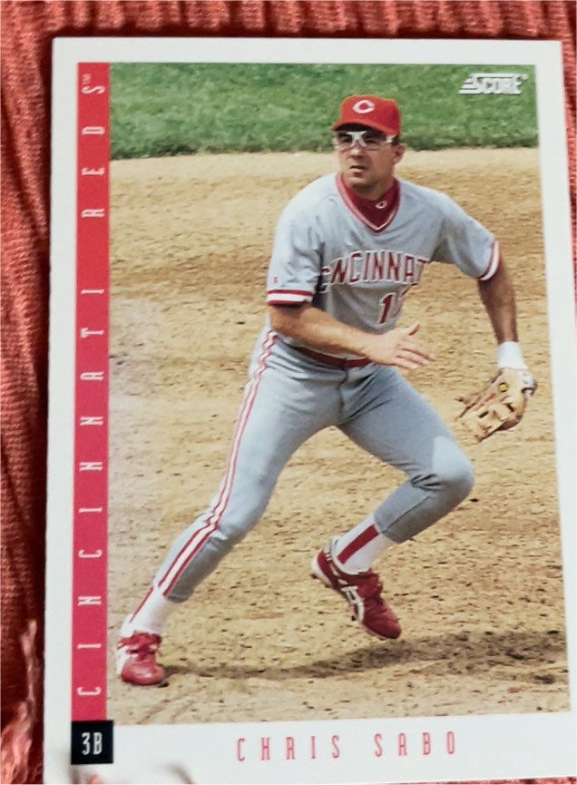 1993 Score #149 Chris Sabo — front