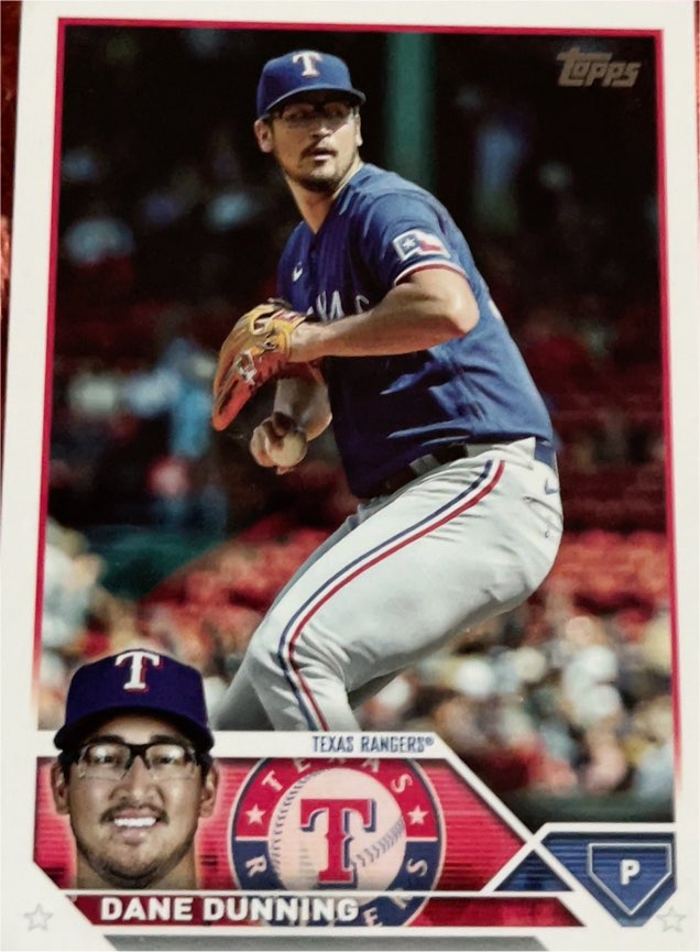 2023 Topps Series 2 #367 Dane Dunning — front