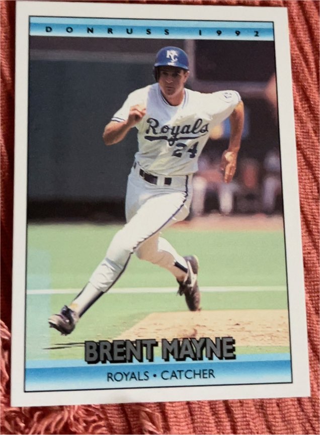 1992 Donruss #265 Brent Mayne — front