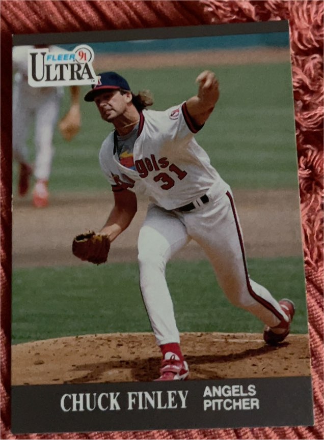 1991 Fleer Ultra #44 Chuck Finley — front