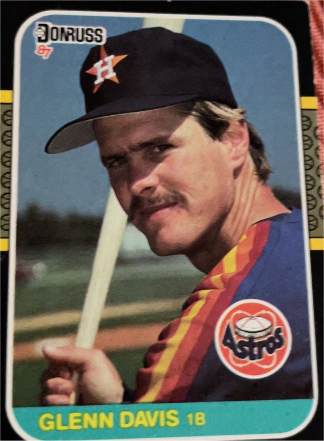 1987 Donruss #61 Glenn Davis — front