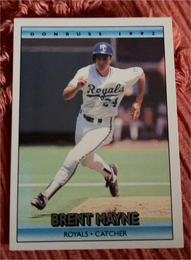 1992 Donruss #265 Brent Mayne — front