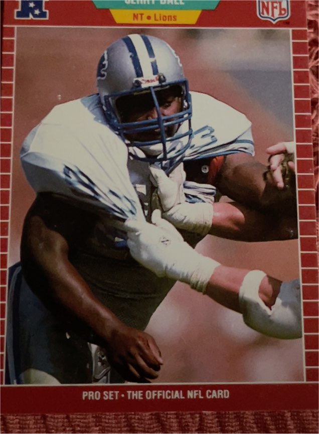 1989 Pro Set #116 Jerry Ball — front