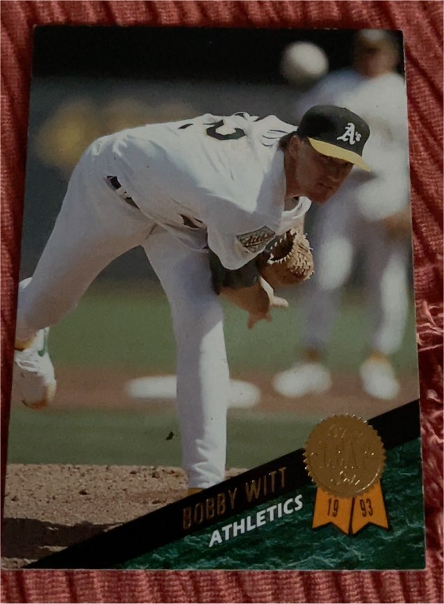 1993 Leaf #204 Bobby Witt — front