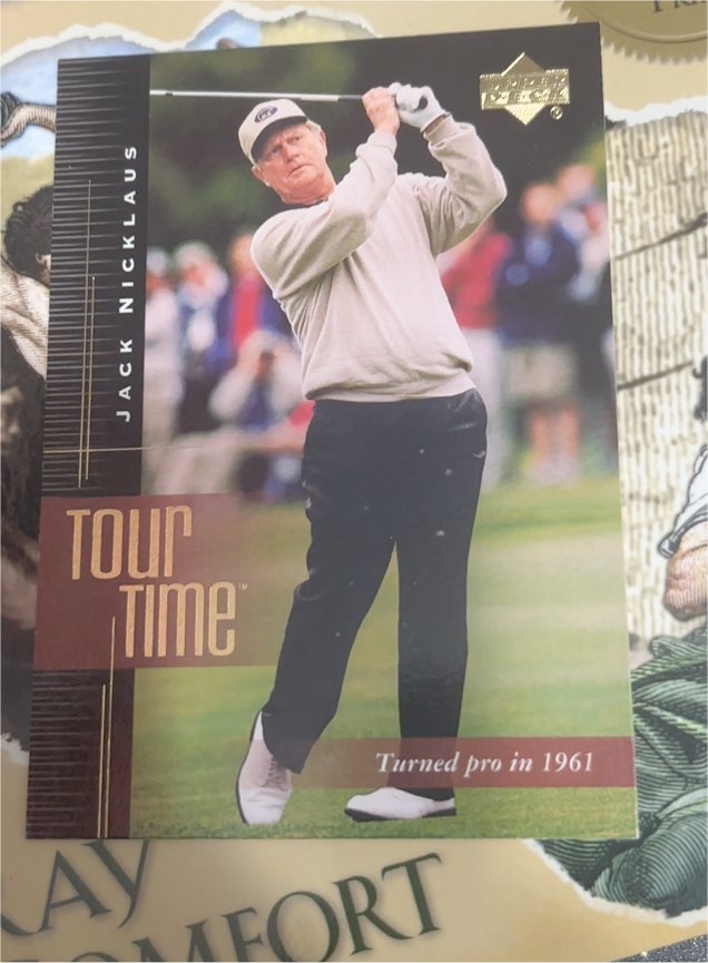 2001 Upper Deck #195 Jack Nicklaus — front