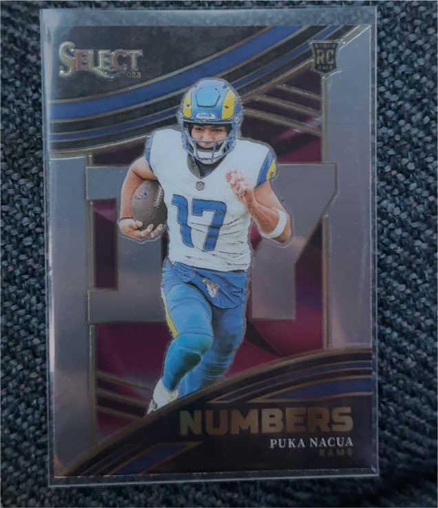 2023 Panini Select Numbers #NMB-PNA Puka Nacua — front