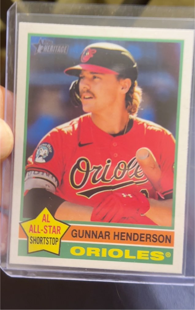 2025 Topps Heritage #174 Gunnar Henderson — front