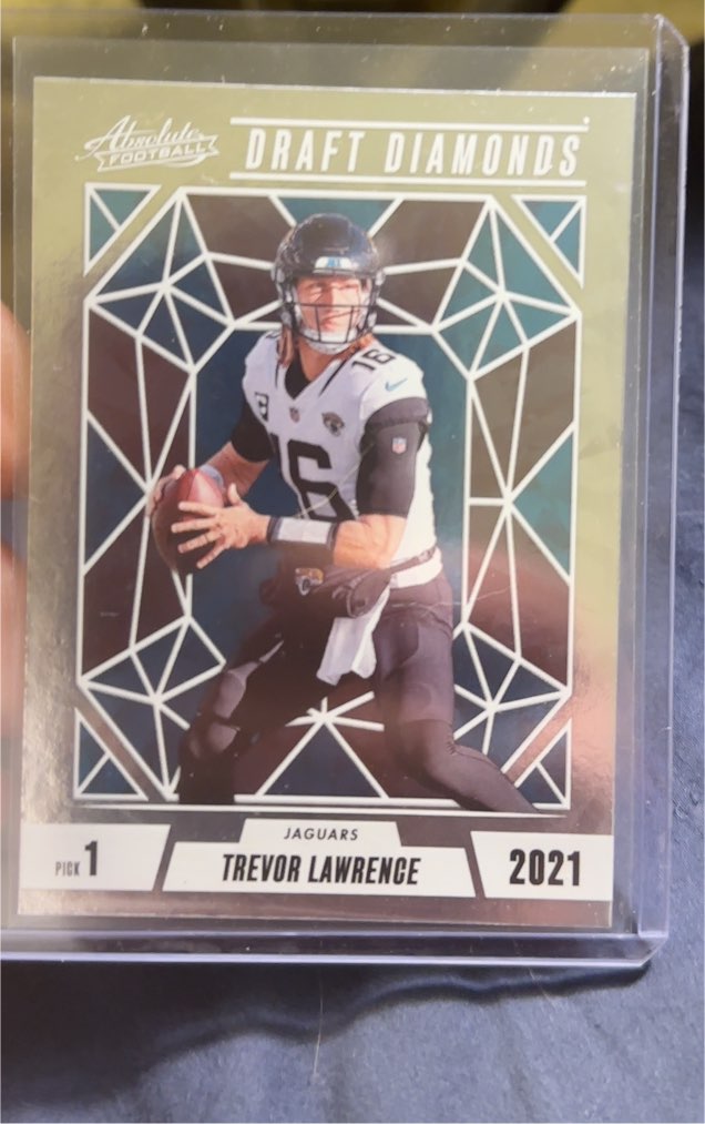 2024 Panini Absolute Draft Diamonds #DD-TLE Trevor Lawrence — front