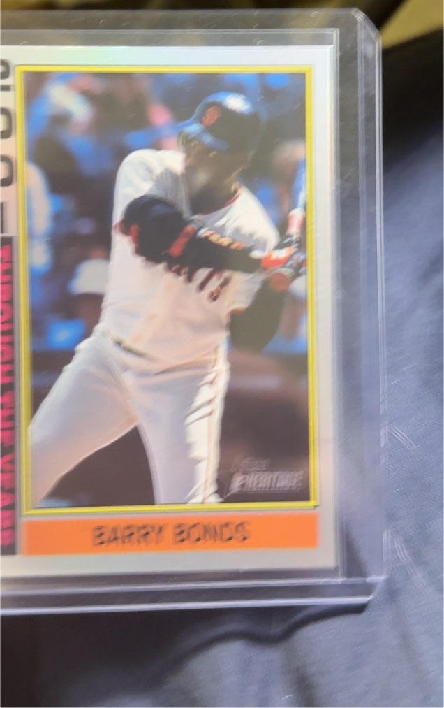 1988 Topps Heritage #600 Barry Bonds — front