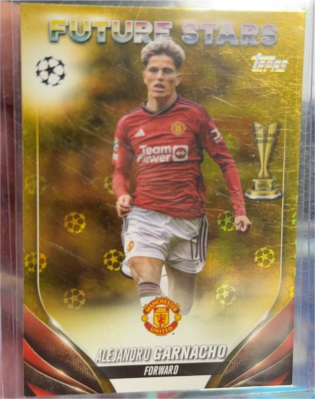 2023-24 Topps UEFA Club Competitions Future Stars #115 Alejandro Garnacho — front