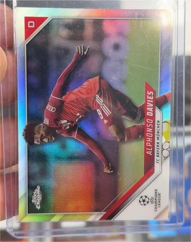 2021-22 Topps Chrome UEFA Champions League #88 Alphonso Davies — front