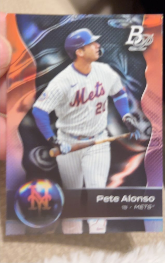 2023 Bowman Platinum #81 Pete Alonso — front