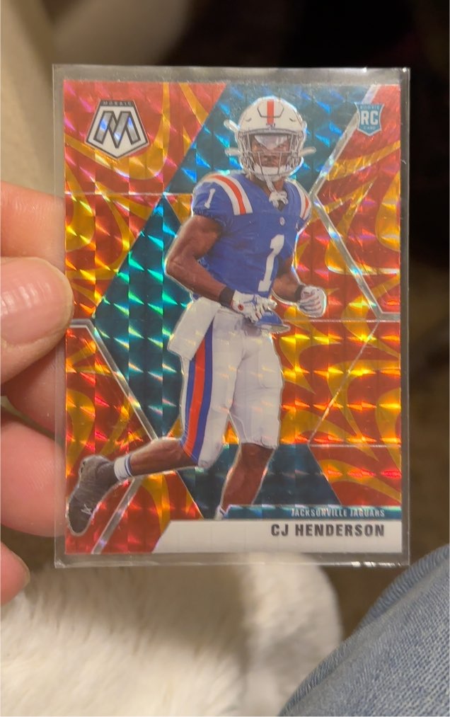 2020 Panini Mosaic #CJ Henderson — front