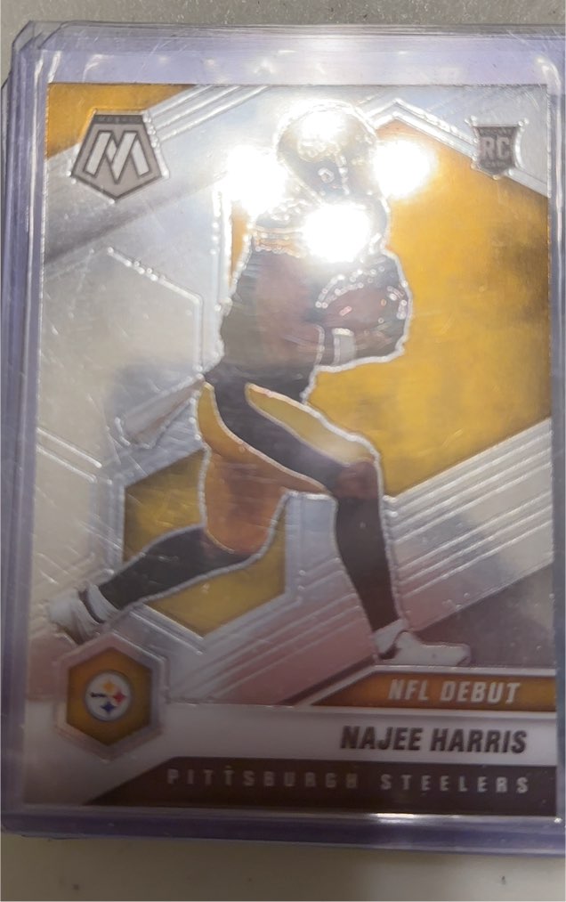 2021 Panini Mosaic #252 Najee Harris NFL Debut Rookie Card — front
