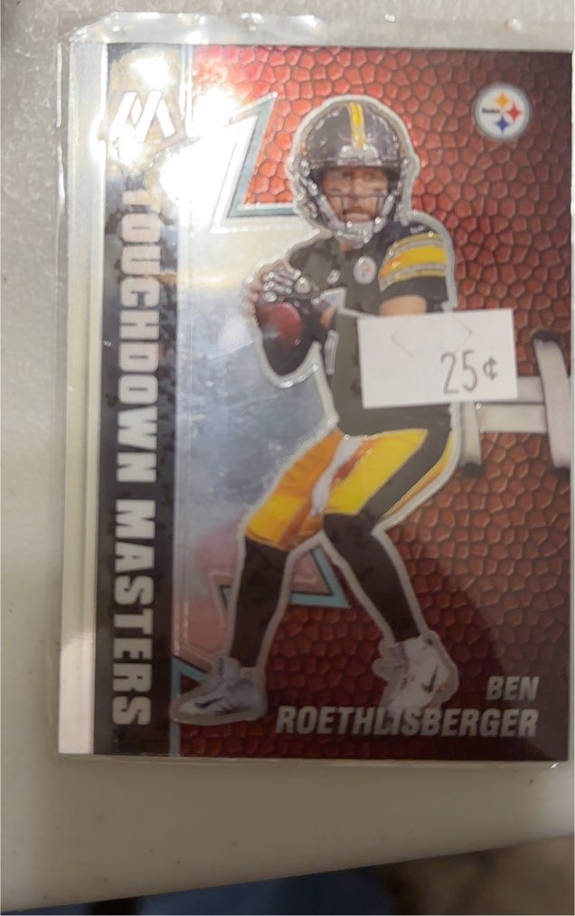 2021 Panini Mosaic #TM-19 Ben Roethlisberger Touchdown Masters — front