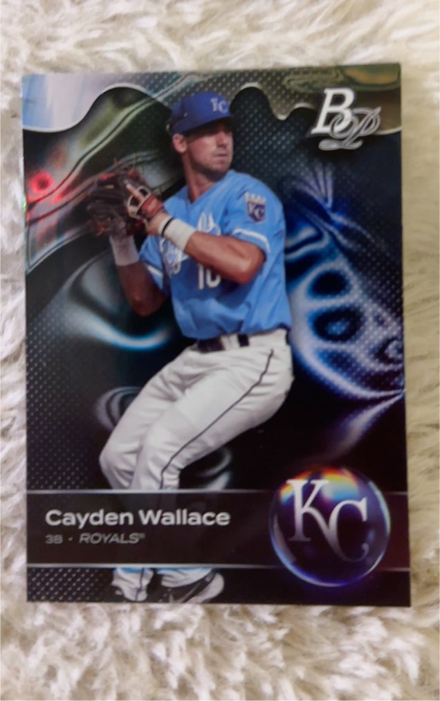 2023 Bowman Platinum Top Prospects #TOP-84 Cayden Wallace — front