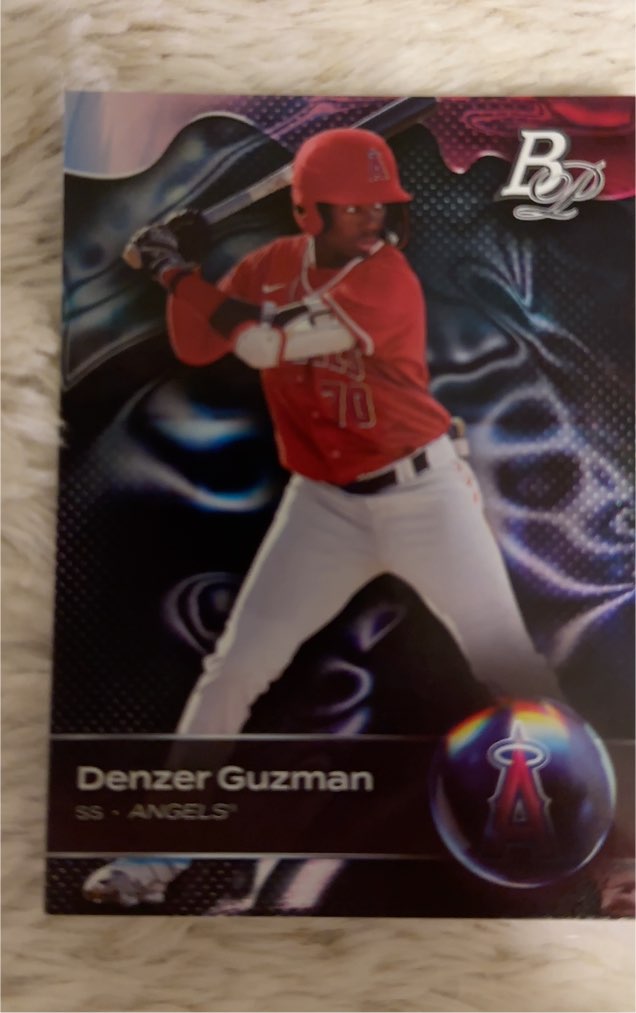 2023 Bowman Platinum Top Prospects #TOP-51 Denzer Guzman — front