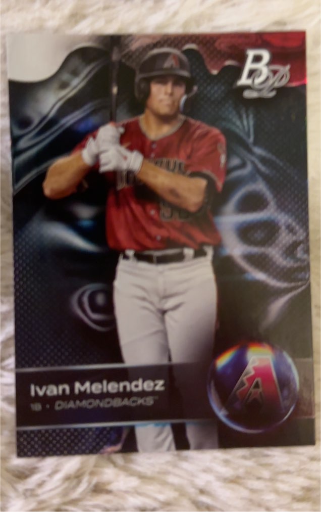 2023 Bowman Platinum Top Prospects #TOP-85 Ivan Melendez — front