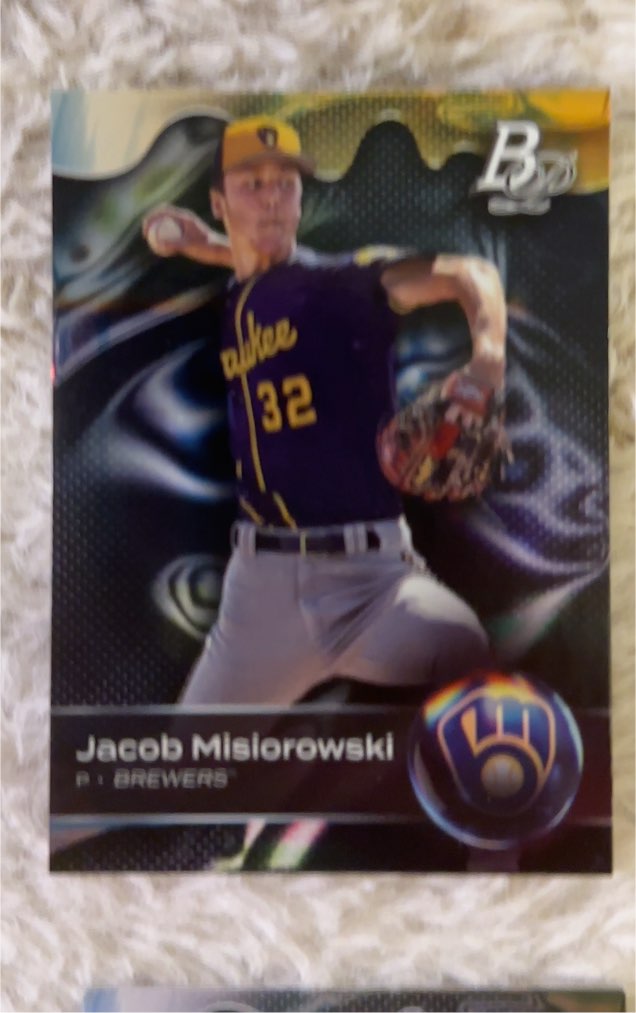2023 Bowman Platinum Top Prospects #TOP-69 Jacob Misiorowski — front
