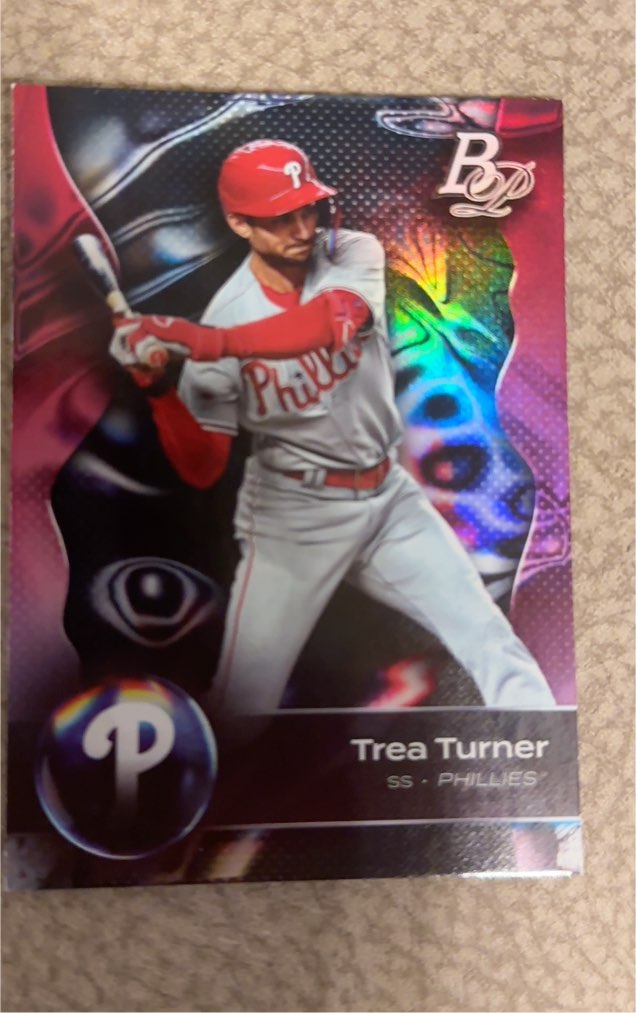 2023 Bowman Platinum #61 Trea Turner — front