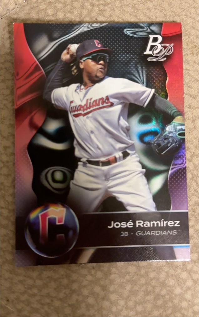 2023 Bowman Platinum #95 José Ramírez — front