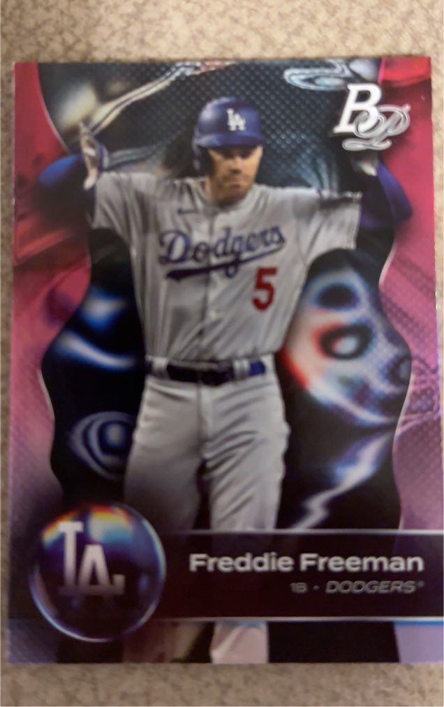 2023 Bowman Platinum #83 Freddie Freeman — front