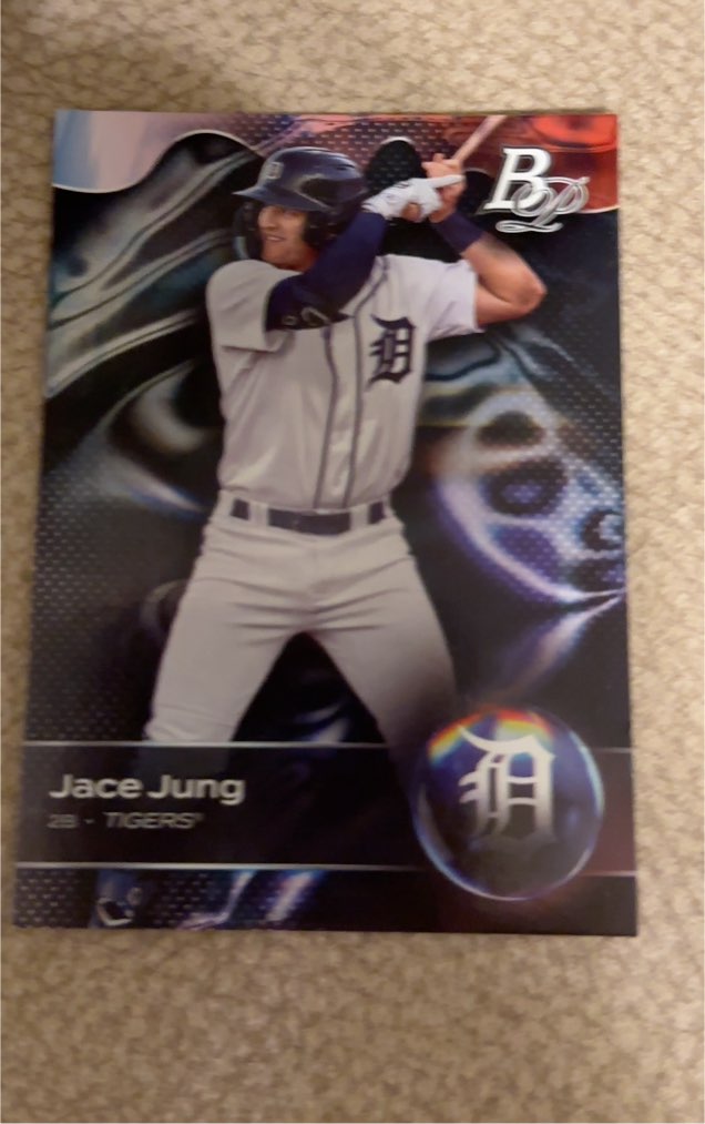 2023 Bowman Platinum Top Prospects #TOP-6 Jace Jung — front
