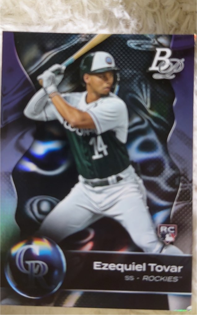 2023 Bowman Platinum #63 Ezequiel Tovar — front
