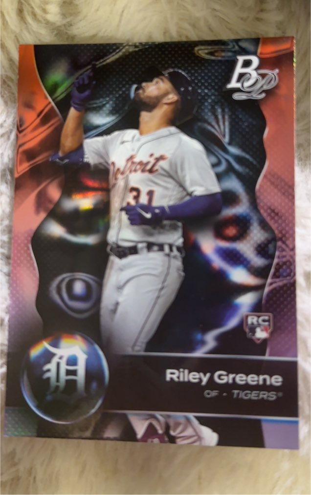 2023 Bowman Platinum #26 Riley Greene — front