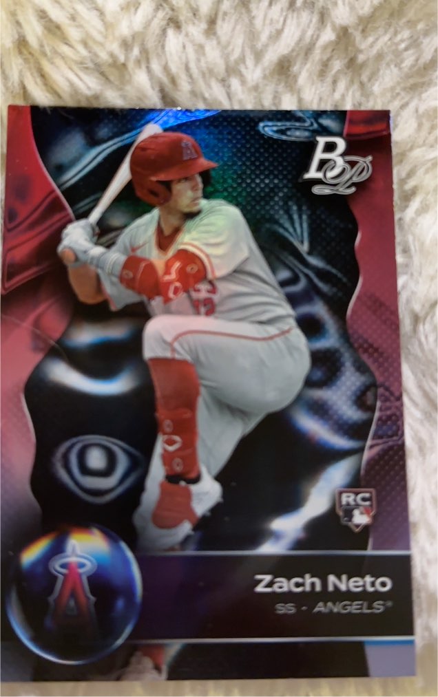 2023 Bowman Platinum #102 Zach Neto — front